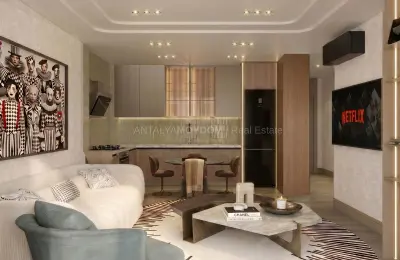 1-Bed Modern Apartments for Sale in Konyaaltı Sarısu | The Bronze