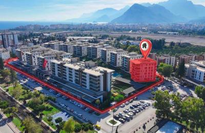 Fully Furnished 4+1 VIP Loft Duplex with Pool View in Casaba Site, Konyaalti