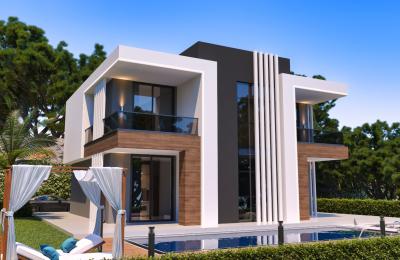 Fully Detached 4+1 VIP Villas with Private Elevator & SPA in Kargicak, Alanya
