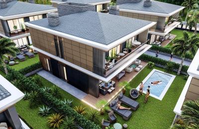 Ультра-роскошные умные виллы 6+1 (383 м²) с гаражом в Муратпаша, Анталия
