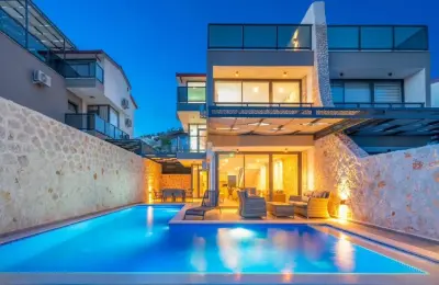 3-Bedroom Modern Luxury Villa with Private Pool in Kalamar, Kalkan