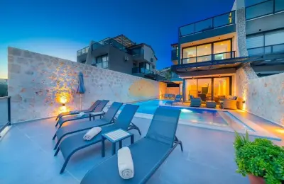 3-Bedroom Modern Luxury Villa with Private Pool in Kalamar, Kalkan