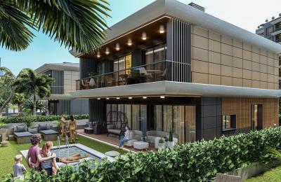 Ультра-роскошные умные виллы 6+1 (383 м²) с гаражом в Муратпаша, Анталия