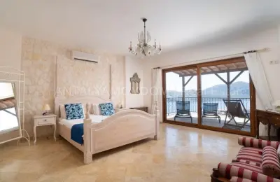 Fully Furnished 4 Bed Detached Villa for Sale in Kalkan Kas with Guaranteed Sea Views