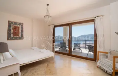 Fully Furnished 4 Bed Detached Villa for Sale in Kalkan Kas with Guaranteed Sea Views
