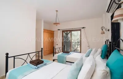 Fully Furnished 4 Bed Detached Villa for Sale in Kalkan Kas with Guaranteed Sea Views
