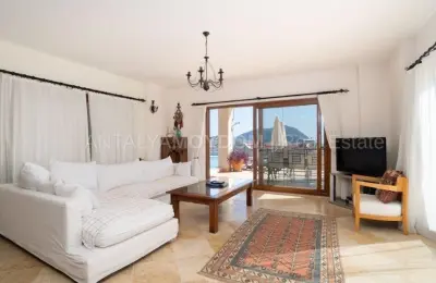 Fully Furnished 4 Bed Detached Villa for Sale in Kalkan Kas with Guaranteed Sea Views