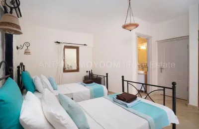 Fully Furnished 4 Bed Detached Villa for Sale in Kalkan Kas with Guaranteed Sea Views