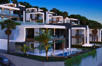 Fully Detached 4+1 VIP Villas with Private Elevator & SPA in Kargicak, Alanya