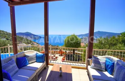 5-Bed Luxury Villa on 1,200 sqm Plot in Kızıltaş, Kalkan