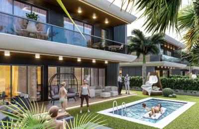 Ультра-роскошные умные виллы 6+1 (383 м²) с гаражом в Муратпаша, Анталия