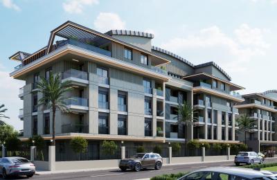 Aura Maris Residence: Умный Дом в Коньяалты – 1 Минута до Университета, Рядом с Пляжем