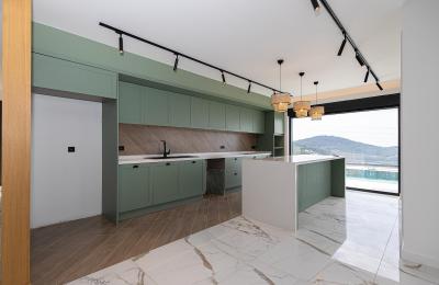 Fully Detached 4+1 Villa with Panoramic Sea Views on a 653 m² Plot in Kargicak