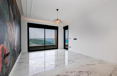 Fully Detached 4+1 Villa with Panoramic Sea Views on a 653 m² Plot in Kargicak