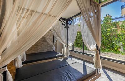 Алания Оба: Квартира 1+1 в Комплексе 5* Отеля | Бассейн, Хаммам, Теннис и Кинотеатр
