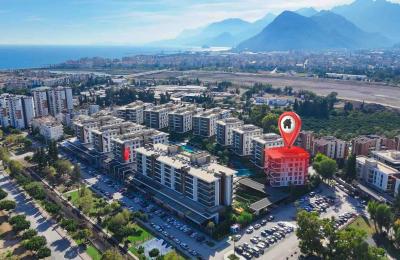 Fully Furnished 4+1 VIP Loft Duplex with Pool View in Casaba Site, Konyaalti