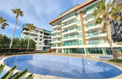Seafront 4+1 Luxury Apartment for Sale in Kargicak, Alanya | Panoramic Mediterranean Views