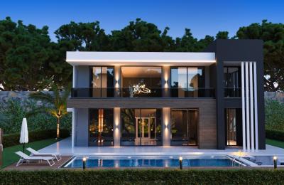 Fully Detached 4+1 VIP Villas with Private Elevator & SPA in Kargicak, Alanya