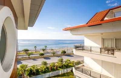 Fully Furnished 2+1 Beachfront Duplex Penthouse in Alanya Kestel
