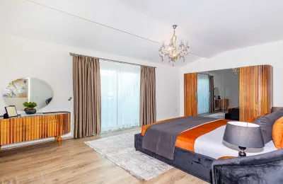 Fully Furnished 2+1 Beachfront Duplex Penthouse in Alanya Kestel