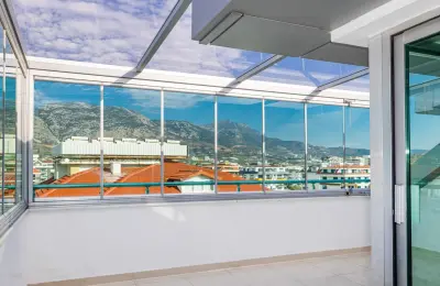 Fully Furnished 2+1 Beachfront Duplex Penthouse in Alanya Kestel