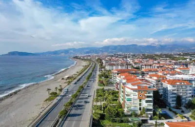 Fully Furnished 2+1 Beachfront Duplex Penthouse in Alanya Kestel