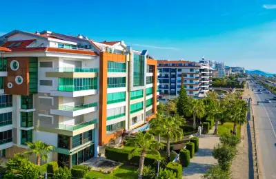 Fully Furnished 2+1 Beachfront Duplex Penthouse in Alanya Kestel