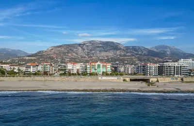 Fully Furnished 2+1 Beachfront Duplex Penthouse in Alanya Kestel
