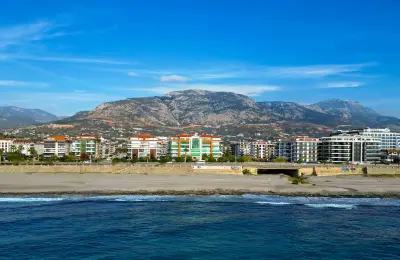 Fully Furnished 2+1 Beachfront Duplex Penthouse in Alanya Kestel