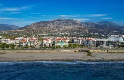 Fully Furnished 2+1 Beachfront Duplex Penthouse in Alanya Kestel