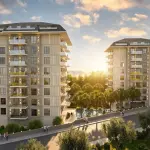 Sea View Luxury Apartments for Sale near Cleopatra Beach Alanya 580m to Sea