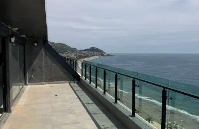 Alanya Mahmutlar'da Denize Sıfır Özel Plajlı 5+2 Ultra Lüks Kupon Penthouse | Vatandaşlığa Uygun