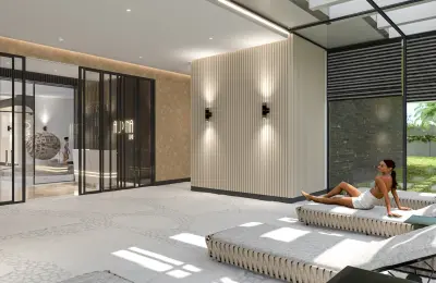 Alanya Mahmutlar'da Denize Sıfır Özel Plajlı 5+2 Ultra Lüks Kupon Penthouse | Vatandaşlığa Uygun