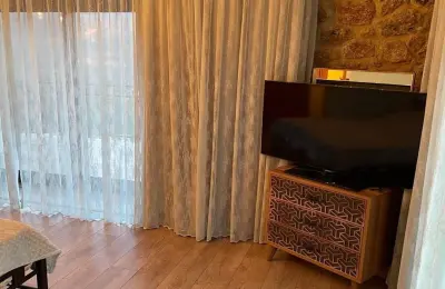 5+2 Luxury Detached Stone Mansion with 839 m² Plot Built with Tosmur Stone in Alanya