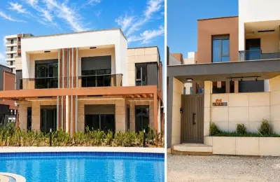Luxury 4+1 Detached Villas for Sale with Private Garden & Underfloor Heating in Altıntaş, Antalya