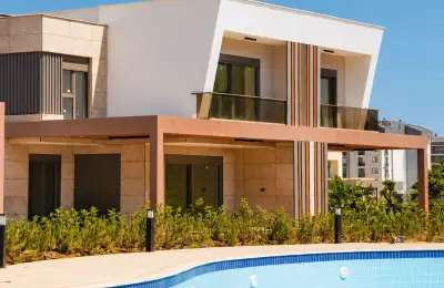 Luxury 4+1 Detached Villas for Sale with Private Garden & Underfloor Heating in Altıntaş, Antalya