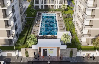 Antalya Altıntaş’ta Havuzlu ve Sosyal Tesisli Sitede Satılık Lüks 1+1 ve 2+1 Daireler