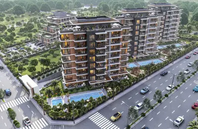 Ультрароскошные Умные Квартиры 2+1 в Анталии Алтынташ | Sky Diamond