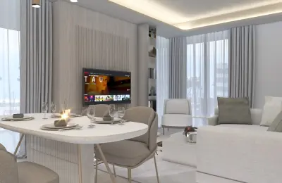 Sea View Luxury Apartments for Sale in Antalya Konyaalti Arapsuyu 150m to Beach