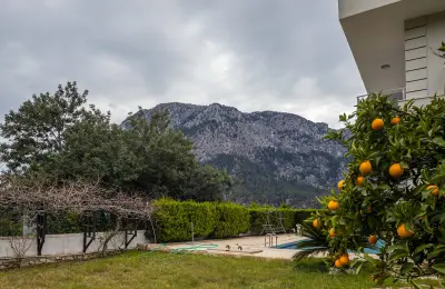 5+1 Luxury Detached Villa for Sale in Antalya Konyaalti Hisarcandir