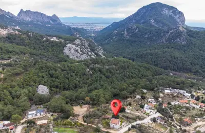 5+1 Luxury Detached Villa for Sale in Antalya Konyaalti Hisarcandir