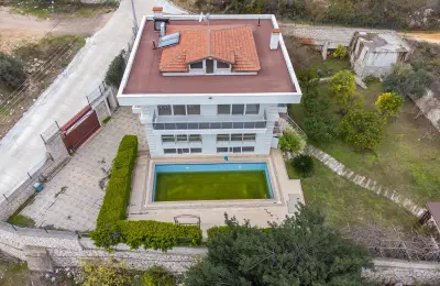 5+1 Luxury Detached Villa for Sale in Antalya Konyaalti Hisarcandir