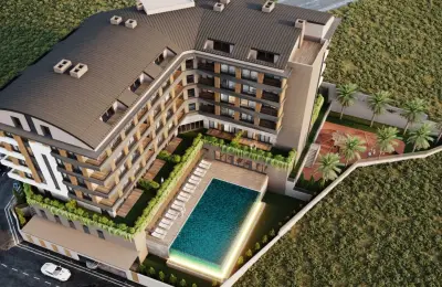 Konyaaltı Hurma'da Doğa ile İç İçe, Yüz Tanıma Sistemli ve Sonsuzluk Havuzlu Premium 60 Dairelik Proje