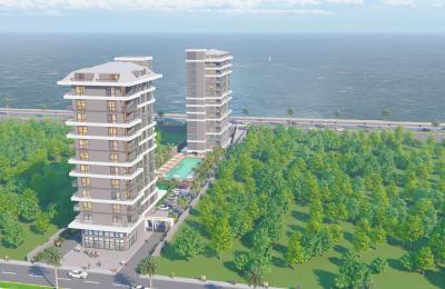 Mahmutlar Coastline Residence: Beachfront Luxury Real Estate with Resort Amenities