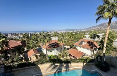 Undisturbed Sea View 4+1 Ultra-Luxury Villa with Underground Garage in Alanya Kargicak