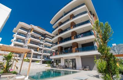 Unique Property in Alanya Kestel: Sea View 2+1 Apartment with a Separate Studio Unit