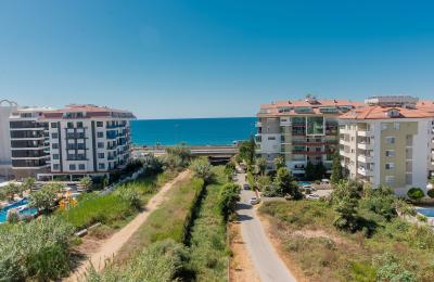 Unique Property in Alanya Kestel: Sea View 2+1 Apartment with a Separate Studio Unit