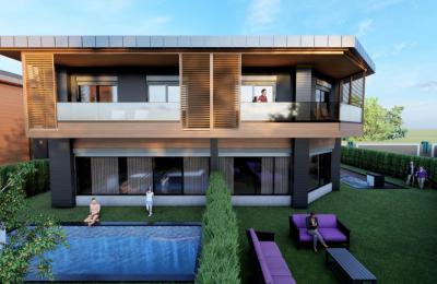 Belek'te Nehir Kenarında, Güvenlikli Site İçinde Satılık Seçkin 4+1 Villalar
