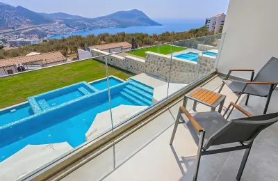 Brand New 6-Bed Villa on 5,400 sqm Plot in Ortaalan, Kalkan