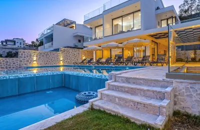 Brand New 6-Bed Villa on 5,400 sqm Plot in Ortaalan, Kalkan